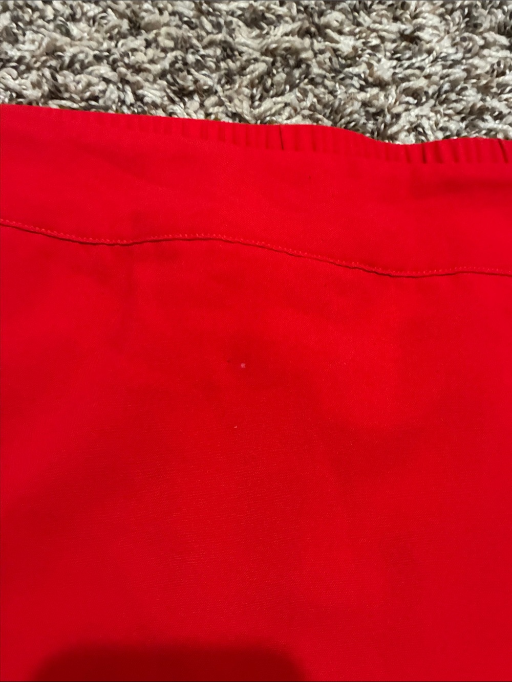 Skies Are Blue Bright Red Tennis Skort with Side Slit - Picture 11 of 11
